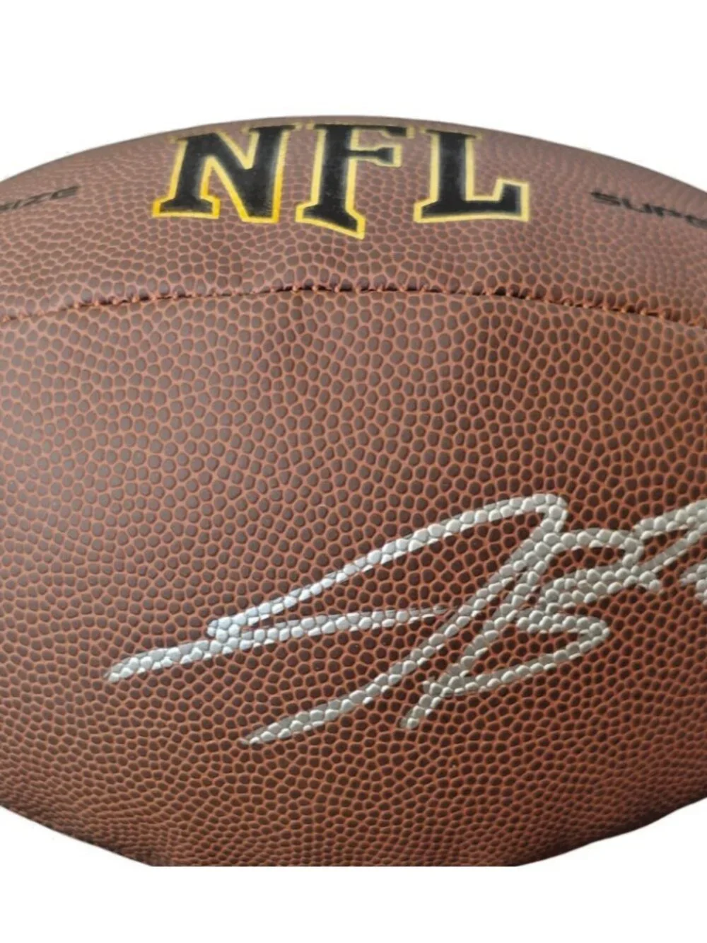 LeVeon Bell Signed Wilson NFL Football Steelers Chiefs BAS Proof COA
